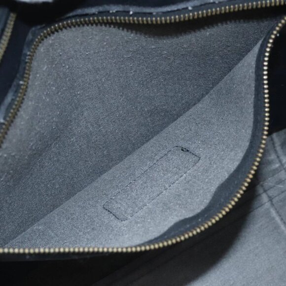 MCM Vicetos Logogram Tote Bag PVC Black Auth 88208 - Picture 13 of 16